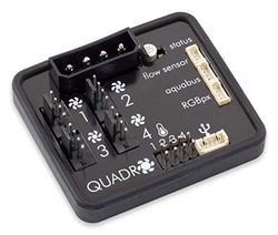 Aqua Computer Quadro - Controllo Ventola PWM con connettore per Ambient/retroilluminazione