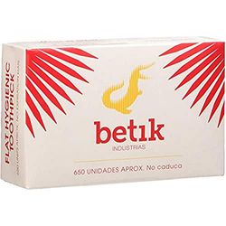 Betik 000010038 Lot de 650 baguettes à dents 65 x 1,3 mm