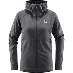 Haglöfs Skuta Hood fleecejack voor dames, magnetiet, S