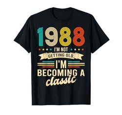 Divertido Vintage "Edición Limitada" Vintage 1988 Cumpleaños Camiseta