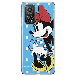 ERT GROUP mobiltelefonfodral för Xiaomi MI 10T 5G / MI 10T PRO 5G originalt och officiellt licensierat Disney mönster Minnie 034 anpassad till formen på mobiltelefonen, fodral tillverkad av TPU-plast