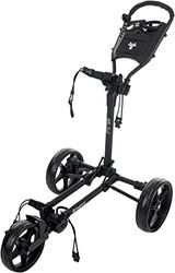 Fastfold Slim Compact 3 Wheel Folding Pull/Push Golf Trolley