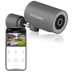 Overmax Camspot 5.1 Kamera IP zewnętrzna, 4MP, Wi-Fi Dual Band, kolorowy nocny podgląd, detekcja ruchu i dźwięku, obrót 350°, aplikacja Overmax Control (Antracytowy)