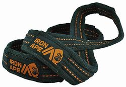 Iron Ape, Cinghie a Forma di 8 per stacchi da Terra, Sollevamento Pesi e scrollate, in Cotone Resistente, 4 Misure, Intermediate