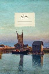 Notes: Lined Notebook Journal with Classical Vintage Art Aesthetic Design, 6x9, Ruled, 120 Premium Pages, 555