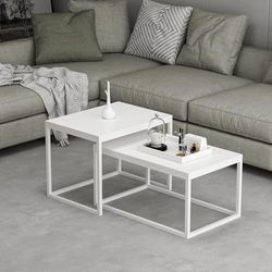 Hanah Home Leka-8575, mélamine, Blanc, Taille Unique