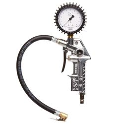 MICHELIN 1126001070 Perslucht Bandenpomp met bandenspanningsmeter - Maximum druk: 10 bar - Gehomologeerd,Zwart