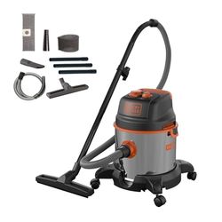 Black+Decker BXVC20XTE Nat- en droogzuiger (1400 W, 20 l)