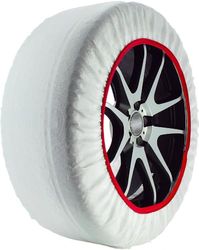 START Chaussettes à Neige Taille XL Convient aux Voitures, SUV et véhicules Utilitaires Elles n'endommagent Pas Les Jantes et sont faciles à Monter