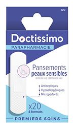 20 Pansements Peaux Sensibles Parapharmacie