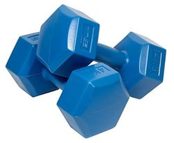 EB FIT Set van 2 halters van bitumencement composiet voor krachttraining, crossfit thuis, 2 x 4 kg