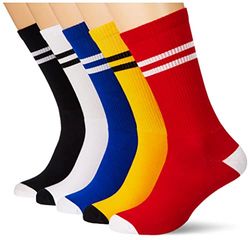 Mxthersocker Classic-What's The Racket / 5 Pack Socks, Multi Yellow, S