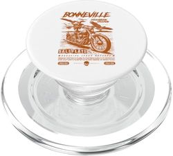 Bonneville Salt Flats Motorcycle Racing Vintage Biker PopSockets PopGrip para MagSafe