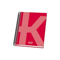 DOHE 44992 Ksual spiraalboek, A5, 100 vellen, rood