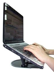 Q-Connect Aluminium Laptop Stand - Black