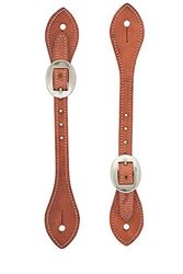 Weaver Leather Cinghie Svasate da Uomo in Pelle, Color ruggine