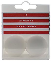Boite de 4 Aimants F32-32 mm de diámetro.