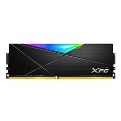 ADATA XPG SPECTRIX D55 DDR4 RGB Memory Module Gaming DRAM, speeds up to 3200MHz, 32GB (2x16GB), high performance, desktop memory, metal heatsink, supports XMP 2.0, Black, AX4U320016G16A-DB55