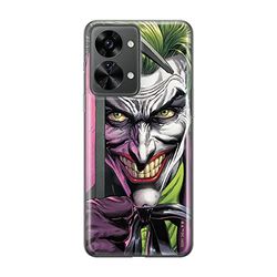 ERT GROUP mobiltelefonfodral för Oneplus NORD 2T 5G originalt och officiellt licensierat DC mönster Joker 014 optimalt anpassad till formen på mobiltelefonen, fodral tillverkad av TPU-plast