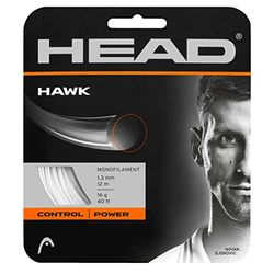 HEAD Set Hawk, Racchetta da Tennis Unisex Adulto, Bianco, 17