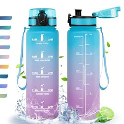 HoneyHolly Butelka na wodę, 500 ml, sportowa butelka na wodę, bez BPA, sportowa butelka na wodę, fitness, joga, szkoła, biuro