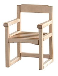 ESSEGI Chaise Montessori, Hêtre, Bois Naturel, 9 Mois