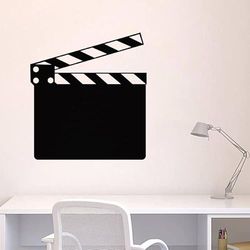 Ambiance - Adhesivo decorativo para pared (50 x 45 cm), color negro