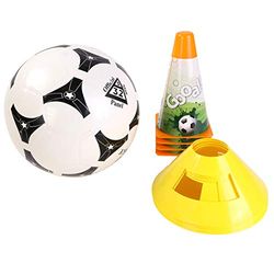 SPORTSIDE Yellow Football Training Set 4590 – 29 cm – Outdoor Game from 6 years
