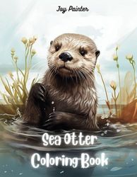 Sea Otter Coloring Book: Ocean Wonders: 50 Adorable Coloring Pages Featuring Marine Life