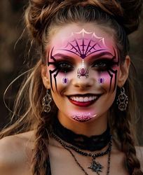 FIESTAS GUIRCA Make-up Sjabloon Spin (14 x 20 cm) - Paars