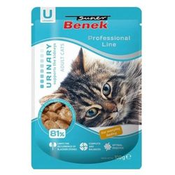 Super Benek Urin kattmat nötkött fjäderfä fläsk 100 g