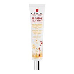 Erborian BB Crème au Ginseng - Fond de Teint Couvrant Imperfections et Base de Teint Effet "Peau de Bébé" - Soin Cosmétique Coréen 5-en-1 pour Visage à SPF 20 - Clair - 45 ml