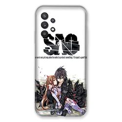 Fodral för Samsung Galaxy A32 5G Manga SAO Sword Art Online vit