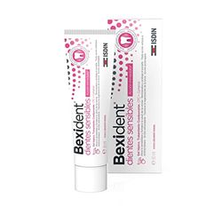 ISDIN Bexident Dientes Sensibles Gel tópico con CPC + Cymenol, Tratamiento Coadyuvante de hipersensibilidad dental con acción inmediata, 1 x 50ml