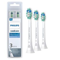 Philips HX9023/65 - Testine di ricambio originali per spazzolino da denti, con tecnologia BrushSync, colore bianco, confezione da 3