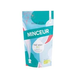 terre d'Oc - Thé vert Bio Minceur - Pissenlit, Fève de Cacao, Huile Essentielle de Pamplemousse - Bien-Etre - Doypack - Vrac - 70g