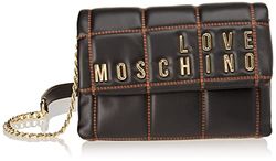 Love Moschino JC4262PP0GKB0, Bandolera Mujer, Negro, Talla única