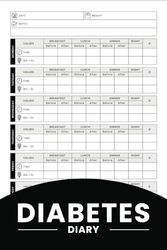 Diabetes Diary: For Blood Sugar Level Monitoring