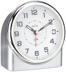 Acctim 14287 Central relógio com alarme, prateado
