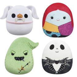 Squishmallows Peluche 20 CM Disney Night Before Christmas Surtido