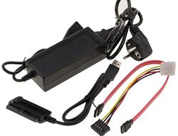 KALEA-INFORMATIQUE Convertisseur USB pour Disque Dur IDE ou Sata 2.5 3.5 5.25 avec alimentation fournie