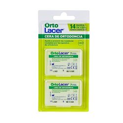 Lacer ortolacer cera ortodonzia confezione 2 x 7 barre