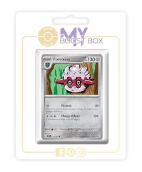 Foretress 110/162 Reverse - Myboost X Écarlate et Violet 5 - Forces Temporelles Doos met 10 Franse Pokemon kaarten