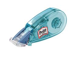 Pritt Rullo correttore Micro con punta flessibile e funzione push-pull, immediatamente scrivibile, larghezza circa 5 mm, lunghezza 6 m, set 2 rulli