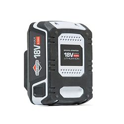 Briggs & Stratton 18V Lithium-Ion 2.5Ah Batería para Murray 18V, con Puerto USB, 883251, 1697532