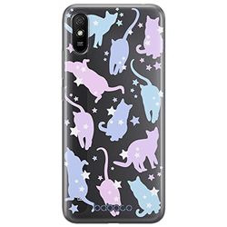 ERT GROUP mobiltelefonfodral för Xiaomi REDMI 9A originalt och officiellt licensierat Babaco mönster Cats 016 optimalt anpassad till formen på mobiltelefonen, gedeeltelijk transparant