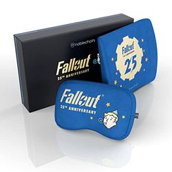 Noblechairs Fallout 25th Anniversary Edition Juego de Cojines de Memory Foam, Cojines para sillas de Juego, Cojines ergonómicos para sillas, Cojines para sillas con Soporte Lumbar