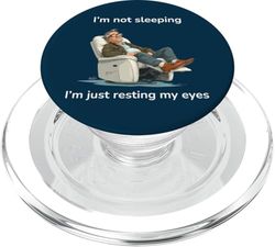 No estoy durmiendo, solo estoy descansando mis ojos PopSockets PopGrip para MagSafe