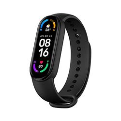 Xiaomi Mi Band 6 Smartwatch, armband, 4,9 cm (1,56 inch), AMOLED-display, slaapmonitoring, Bluetooth-tracker, waterdicht, wereldwijde versie