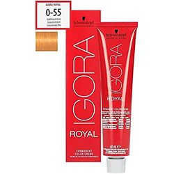 Schwarzkopf Igora Royal Coloración Permanente en Crema para el Cabello 0-55 - 60 ml.